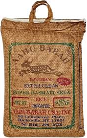 Aahu Barah basmati rice 20lb